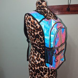 Mothybot Holographic Hydration Backpack Pack with 2L Hydration pack